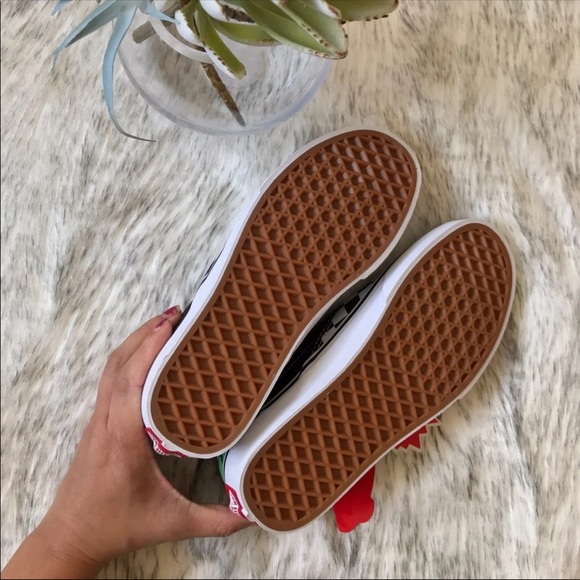 ‼️sold‼️Vans Hulk Avengers Checkered Shoes 5Y - Picture 7 of 8